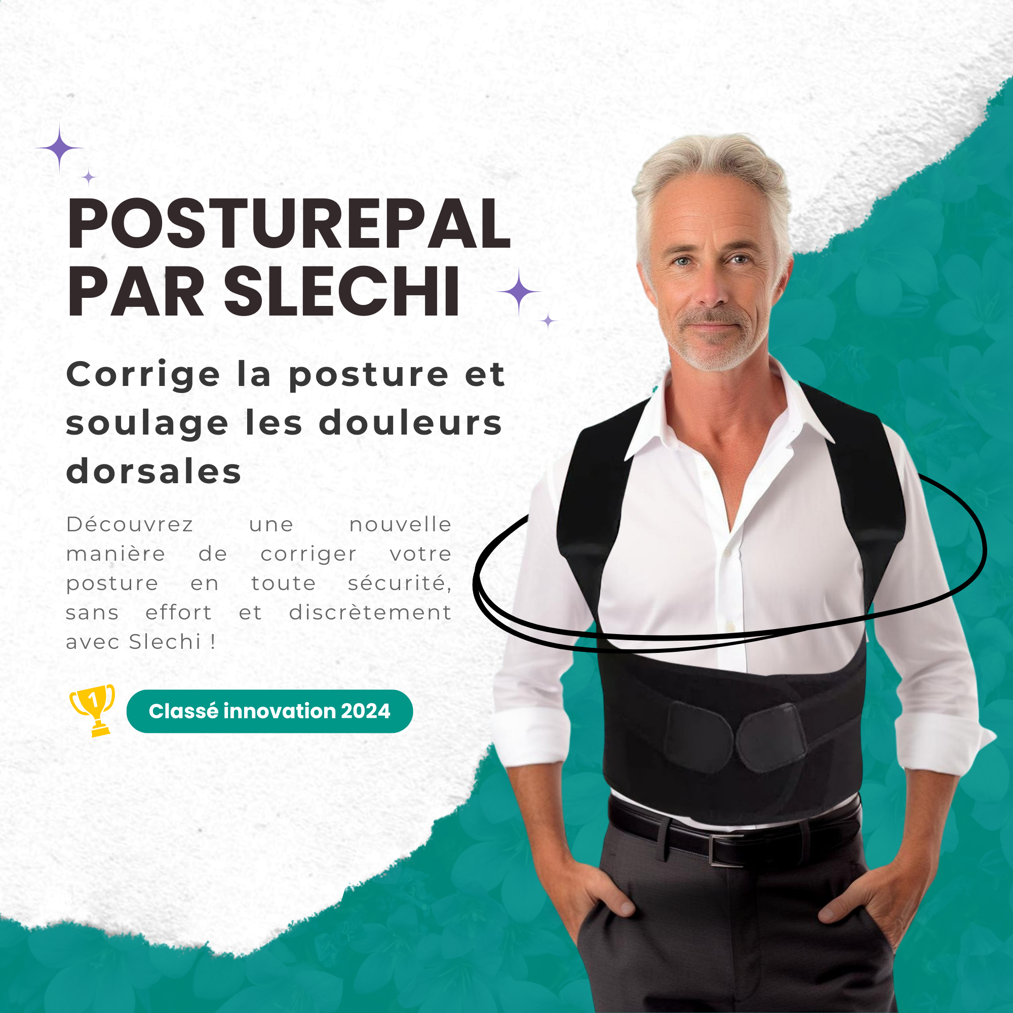 PosturePal™ | Corrige la posture et soulage les douleurs dorsales